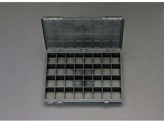 ●材質：ポリプロピレン（ファイバーカーボン入）●サイズ（ｍｍ）：外寸：３３８×２６０×５７（Ｈ）●仕切数：３２●重量：約８５５ｇ●ＥＳＤ（帯電防止）仕様のため、電子部品の保管に最適●上蓋にある左右のフ