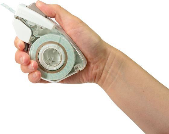 ニチバン テープカッター プッシュカット 本体 ホワイト TC-15P 通販