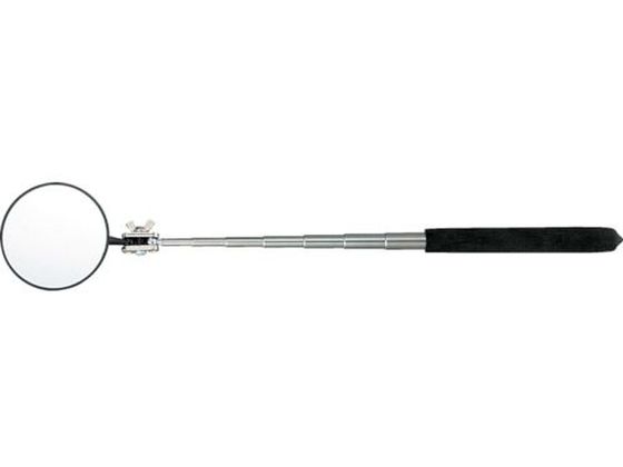 ●型番：TT-60ML●ミラー寸法（mm）：φ60 ●全長（mm）：245〜925 ●ミラー形状：丸型●ミラー保護フィルム付●ミラー：ガラス ●ミラー枠：ABS樹脂 ●ミラー軸：ABS樹脂 ●接続部：