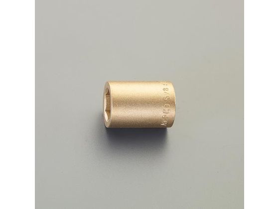 ●差込角：１／２"●材質：アルミニウム青銅●６ポイント●対辺（インチ）：３／４●外径：２８．５ｍｍ●全長：３７ｍｍ
