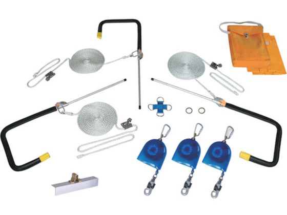 ツヨロン 屋根上作業用墜落防止器具ヤネロップ YU430BX