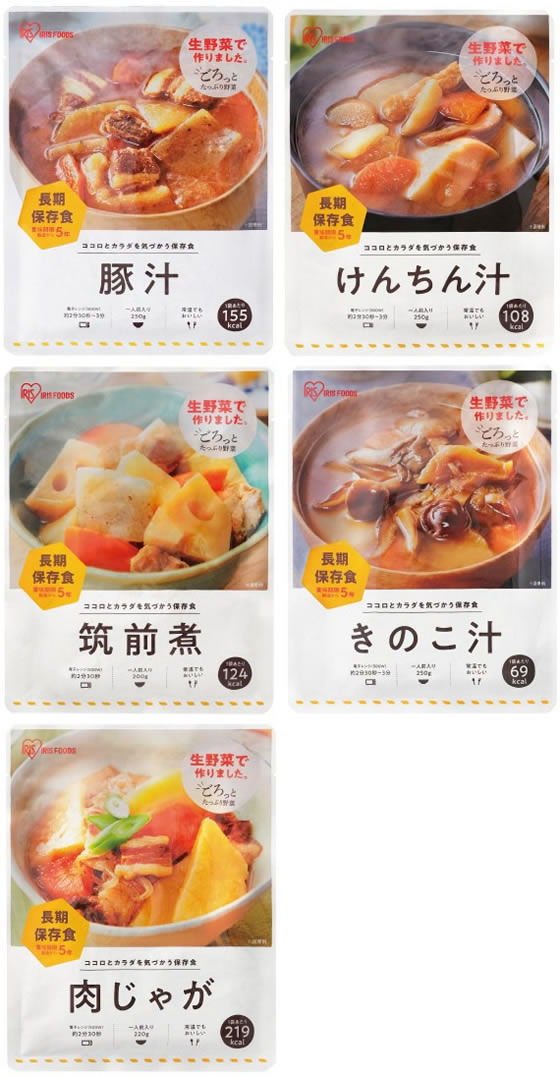 アイリスオーヤマ 防災食 3日分 ごはんとおかずセット 312077 通販
