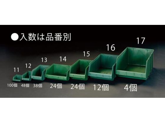 ●材質：ＰＳ樹脂●積み重ね可能●同サイズの物同士は積み重ねるだけでなく、左右に連結する事ができます。●サイズ（ｍｍ）：１５１×２４０×１２８（Ｈ）●入数：３８個
