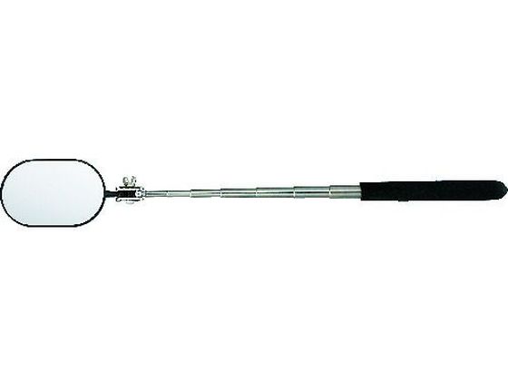 ●型番：TT-80CL●ミラー寸法（mm）：50×80 ●全長（mm）：265〜945 ●ミラー形状：楕円型●ミラー保護フィルム付●ミラー：ガラス ●ミラー枠：ABS樹脂 ●ミラー軸：ABS樹脂 ●接