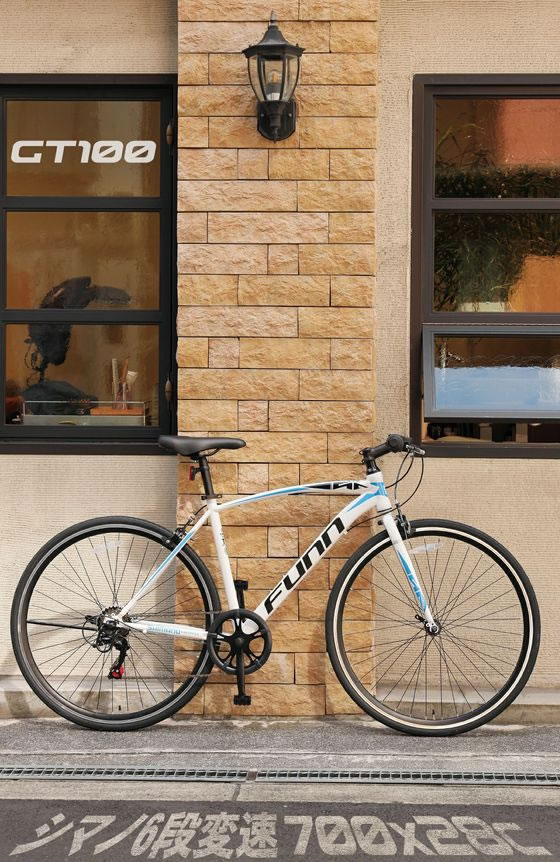21Technology クロスバイク GT100 ホワイト ブルー 通販【フォレスト