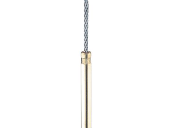 ●型番：FD2325●外径（ｍｍ）：３●軸径（ｍｍ）：６．０●ブラシ長（ｍｍ）：３０●毛材：ステンレスロープ●全長（ｍｍ）：８７．０●タイプ：ロープソフト●最高使用回転数（ｒｐｍ）：１２００●適合素材