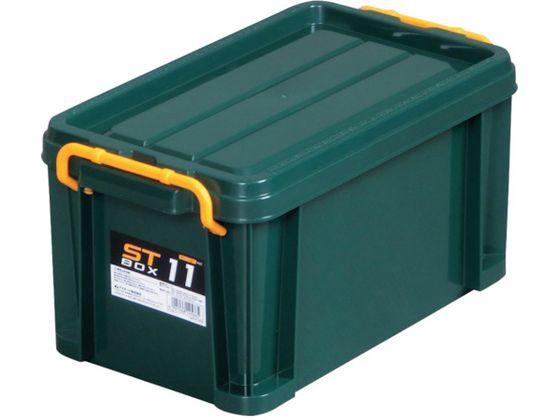 ●型番：ST-11DGL●色：ダークグリーン ●外形寸法（mm）間口：200 ●外形寸法（mm）奥行：349 ●外形寸法（mm）高さ：181 ●有効内寸（mm）間口：153 ●有効内寸（mm）奥行：2