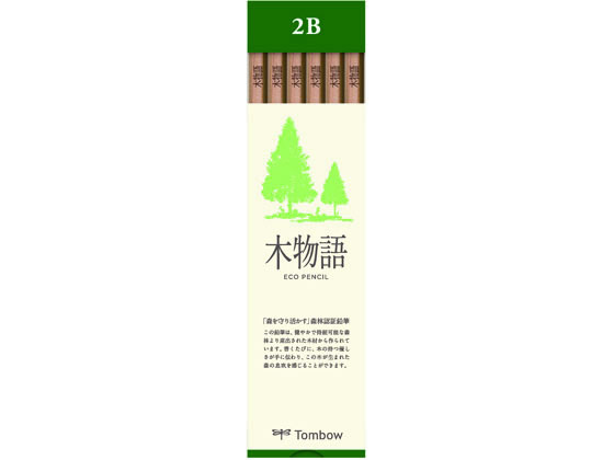 トンボ鉛筆 鉛筆 S木物語 2B LA-KS2B 通販【フォレストウェイ】