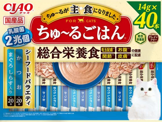 チャオ ちゅ~るごはん まぐろ・かつおバラエティ 60本入x15袋 計900本 Amazon.co.jp: チャオ (CIAO) ちゅ~るごはん まぐろ・かつお