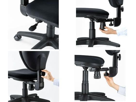 サンワサプライ オフィスチェア ブラック SNC-T162BK 通販【フォレスト