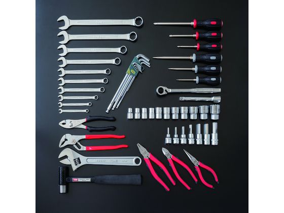 (未使用･未開封品)　トネ(TONE) ツールセット 差込角12.7mm(1/2") TSH4509BK 内容53点 ブラック 7z28pnb TONE ツールセット 差込角12.7mm 53点セット TSH4509BK 通販