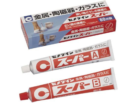 ●容量：１１０ｇセット●主成分：エポキシ樹脂●個装サイズ：６０×１７１×３１（ｍｍ）●個装重量：１５０ｇ