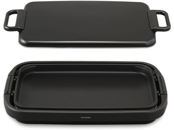 IRIS OHYAMA ホットプレート SWHP-011 ブラック 公式】ホットプレート ワイド 1枚 SWHP-011-B ブラック ホットプレート