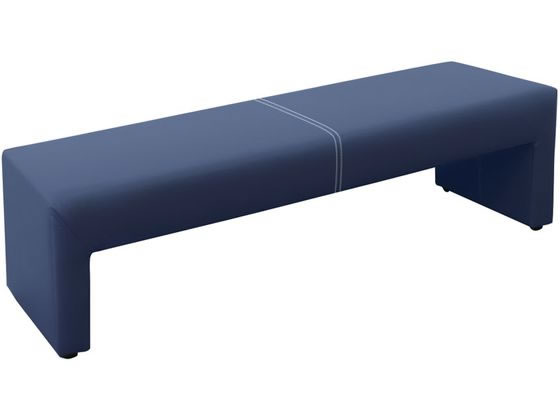 ●品番：ＣＡＲＡ−１５００−２−ＢＬ●カラー：ブルー●外寸法：幅１５００×奥行５００×高さ４２０ｍｍ●重量：１１．６ｋｇ●材質／張地：ＰＶＣレザー、座面：ウレタンフォーム、本体：木フレーム※原則、軒先