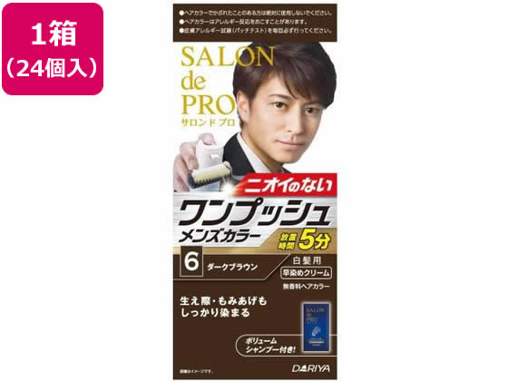 ダリヤ サロンドプロ ワンプッシュメンズカラー白髪用6ダークブラウン