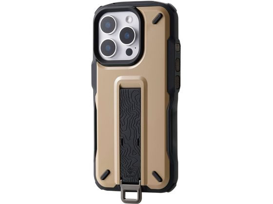 ●カラー：サンドベージュ●対応機種：ｉＰｈｏｎｅ １６ Ｐｒｏ●セット内容：ケース本体×１、専用ホルダー×１●材質：ケース本体／ＴＰＵ（熱可塑性ポリウレタン）・ポリカーボネート・亜鉛合金、ホルダー／ポ