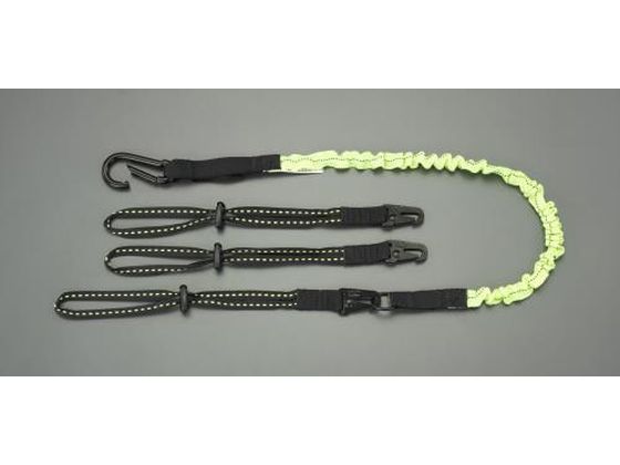 ●材質：ベルト：ポリエステル／カラビナフック：スチール●使用荷重：約２．７２ｋｇ●全長：１０４０〜１４２０ｍｍ（カラビナフック含む）●カラビナフックサイズ：８０×３８ｍｍ●カラビナフック線径：８ｍｍ●