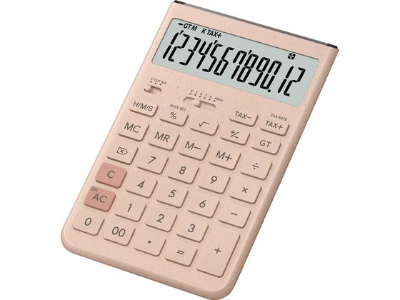 カシオ ジャストサイズ電卓12桁 Comfy ピンク JT-200T-PK-N 通販