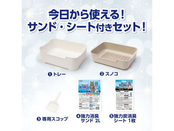 ペットプロ デオフリー 猫用システムトイレセット 通販【フォレスト