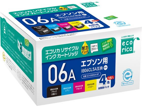 ●純正型番：ＩＢ０６ＣＬ５Ａ ●対応機種：ＰＸ−Ｓ５０１０ ●色：４色 （ブラック２本）●インク種類：顔料 ●耐力インク ●インク残量表示 ●グリーン購入法適合 ●ＧＰＮエコ商品ねっと掲載