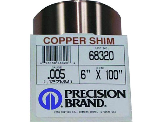 ●型番：PB0．051CS68195●厚さ（mm）：0．051許容差：±0．008 ●幅×巻長さ（mm×m）：150×2．5 ●板厚（mm）：0．051●厚み：0．051許容差：±0．008mm●アニ