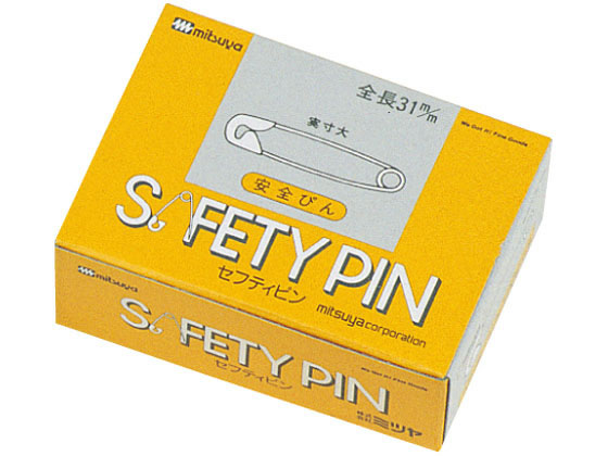 ミツヤ 安全ピン NO.2 100本×10〈箱入〉 AP-2 通販【フォレストウェイ】
