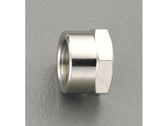 ●材質：真鍮（ニッケルメッキ）●最高使用圧力：０．８ＭＰａ●ねじ径：Ｇ（ＰＦ）３／４"●六角幅：３０ｍｍ●全長：１７．５ｍｍ●ねじ有効長：１３ｍｍ●重量：約４７ｇ