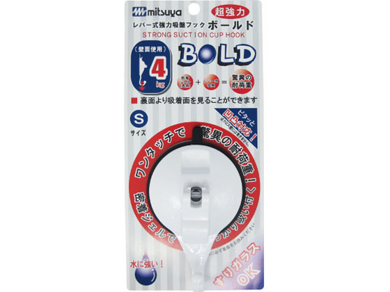 ●寸法：吸盤約Φ５８ｍｍ、全長約１０５ｍｍ●材質：本体・ポリカーボネート、吸盤・熱可塑性ポリウレタン、吸着ジェル・ウレタン系エラストマー●包装：フックの出来るブリスターパック●入数：１個●色：白