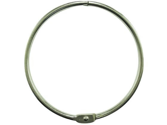 ●寸法：内径８０ｍｍ、線径４．６ｍｍ●色：シルバー（ニッケルメッキ）●材質：鋼線●注文単位：１箱（２０本）