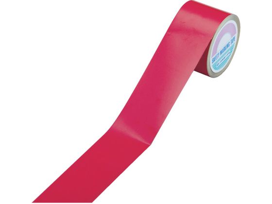 ●型番：265014●色：レッド ●幅（mm）：50 ●長さ（m）：10 ●厚さ（mm）：0．12●粘着力：18．1N／25mm ●はく離紙付タイプ ●取付方法：貼付タイプ●基材：ポリエステル系フィル