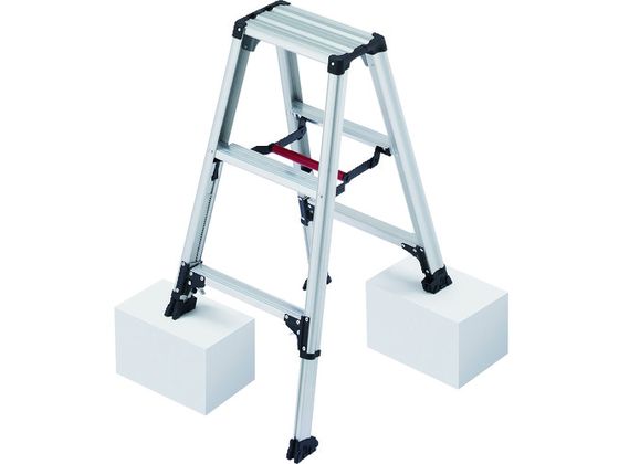 ●型番：RZS-09A●最大使用質量（kg）：100 ●天板高さ（m）：0．73〜0．94 ●収納時全長（m）：0．78 ●天板寸法（mm）：326×162 ●脚部最大伸縮幅（mm）：210 ●脚部伸