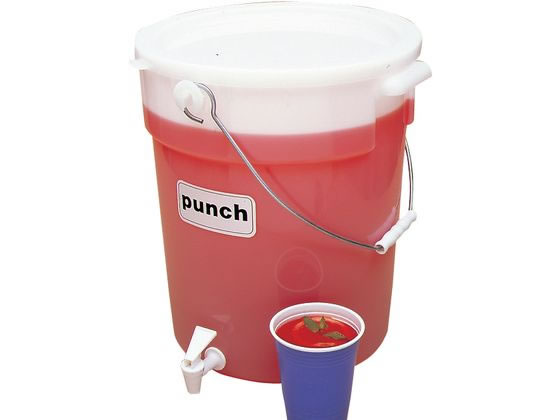 ●外寸：直径３０６×３７２ｍｍ●容量：約２３Ｌ●材質：ポリエチレン●洗浄機：○