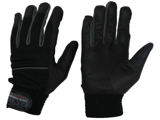 ●型番：K-17-BK/GR-LL●色：ブラック×グレー ●サイズ：LL ●厚さ（mm）：0．6 ●全長（cm）：22．5 ●手のひら周り（cm）：21．0 ●中指長さ（cm）：9．0●袖口：マジック