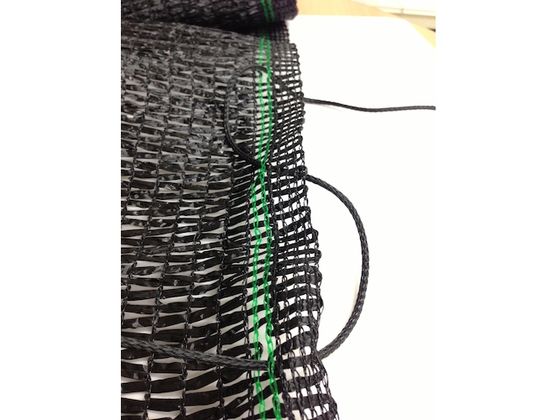 Dio 遮光ネット カーテンタイプ 遮光率65% 2m×2m 黒 231244 通販