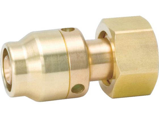 ●型番：DRT2 10-YF●呼び径（mm）：10 ●d（mm）：10 ●L（mm）：41．5 ●R：G1／2●日本水道協会認証登録品●鉛レス銅合金（CAC902）