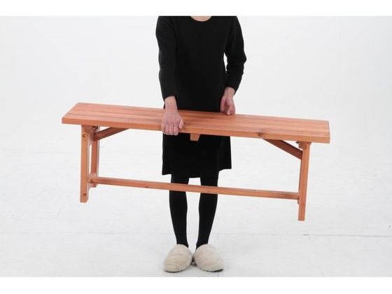 不二貿易 木製ベンチ120 83996 通販【フォレストウェイ】