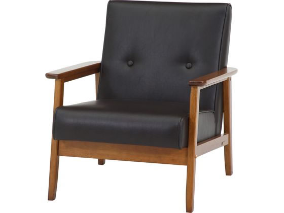 不二貿易 バイキャストPU 1Pソファ 1台