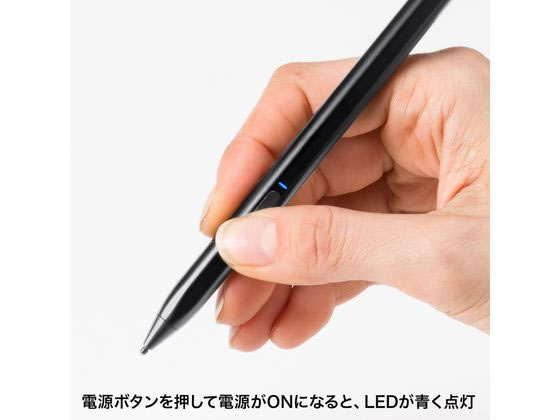 サンワサプライ Surface専用 充電式 極細 タッチペン(ブラック) 通販