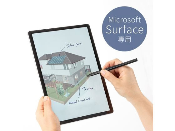 サンワサプライ Surface専用 充電式 極細 タッチペン(ブラック) 通販 サンワサプライ Surface専用 充電式 極細 タッチペン(ブラック) 通販