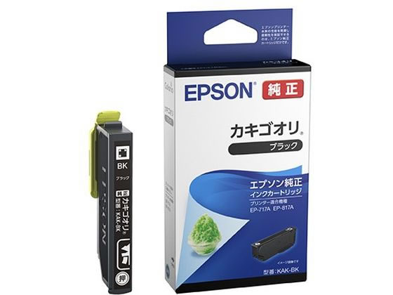 ●対応機種：カラリオプリンターＥＰ−７１７Ａ、ＥＰ−８１７Ａ●純正インクカートリッジ●色：ブラック●染料インク●グリーン購入法適合●ＧＰＮエコ商品ねっと掲載●注文単位：１個