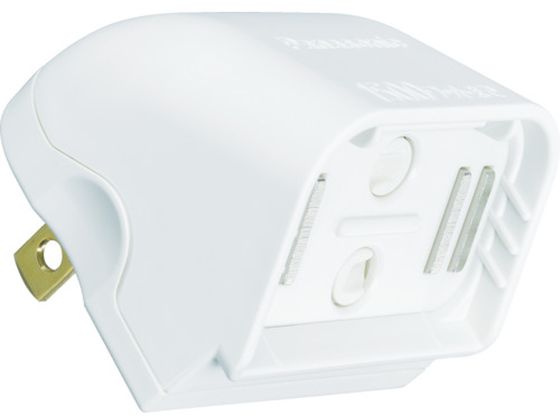 ●型番：WH66011WP●色：ホワイト ●品名：マグネットタップ ●定格：15A・125V●定格電圧：AC125V・15A・最大1500Wまで対応●マグネットとアダプタはセットでお使いください。