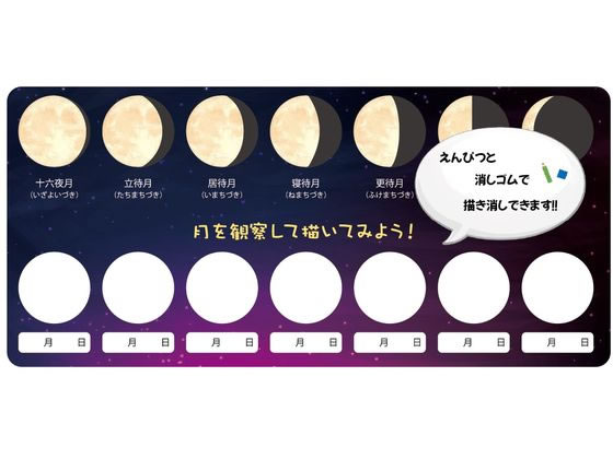 西敬 LIMEX 下敷き (月の満ち欠け) MMY-2 通販【フォレストウェイ】