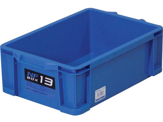 ●型番：NF-13BL●色：ブルー ●容量（L）：13 ●外形寸法（mm）間口：287 ●外形寸法（mm）奥行：435 ●外形寸法（mm）高さ：145 ●有効内寸（mm）間口：245 ●有効内寸（mm