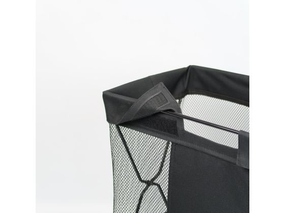 サワフジ メッシュバスケット大 ブラック MB-057 通販