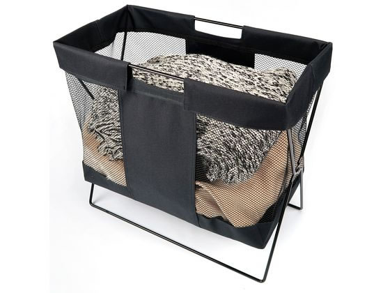 サワフジ メッシュバスケット大 ブラック MB-057 通販【フォレストウェイ】