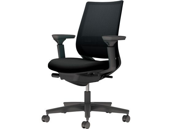 ●品番：Ｃ０４−Ｂ１３２ＭＵ−ＢＫＢ６Ｅ６１●外寸法／幅６８０×奥行５６５×高さ９００〜９９０ｍｍ●座面寸法／幅４９５×奥行４１０〜４６０ｍｍ●肘内寸法／幅４４５ｍｍ●肘外寸法／幅６３５ｍｍ●座面高さ