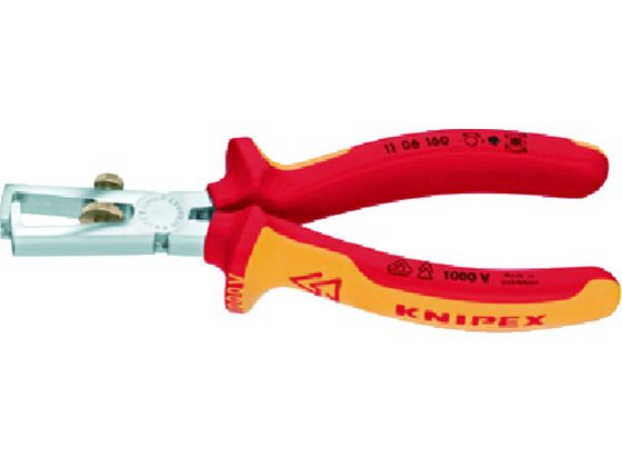 ●型番：1106-160●適合電線：単線5．0mm／より線10．0mm［［の2乗］］／AWG7●全長（mm）：160●ばね：有●1000V絶縁仕様●欧州規格EN60900適合品●コンフォートハンドル●