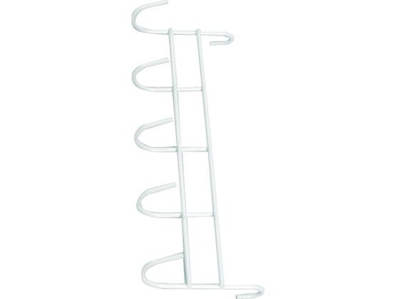 ●型番：HF-52●フック長さ（mm）：30 ●縦（mm）：74 ●色：白 ●品名：5連フック ●幅（mm）：216 ●奥行（mm）：45 ●横（mm）：216●メッシュパネル用●スチール
