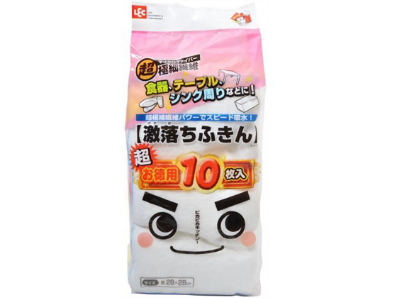 ●商品サイズ（幅×奥行×高さ）：１５０×３３０×６０●内容量：１０枚入り●材質：ポリエステル８０％ナイロン２０％（マイクロファイバー）【使用方法】●カラ拭き、水拭きのどちらでもお使いいただけます。●水