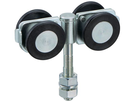 ●型番：N10-4WS●耐荷重（kg／個）：50 ●適用レール：N10−HR ●品名：ドアハンガー用複車●耐荷重：50（kg／個）●スチール（SPHC） ●樹脂●ニュートン10ハンガーレール専用です。